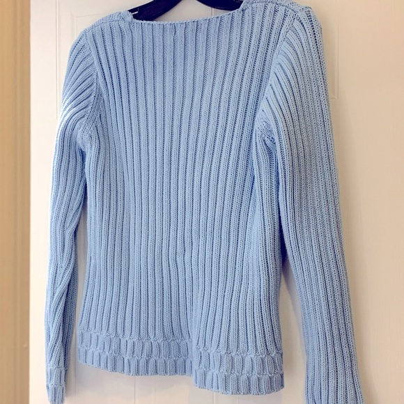 Beautiful V-Neck Knit from Jackpot in a Sky Blue - Picture 2 of 5